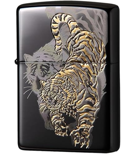 Amazon.co.jp: [ジッポー] ZIPPO 虎の咆哮-銀 銀虎 [Zippo社純正